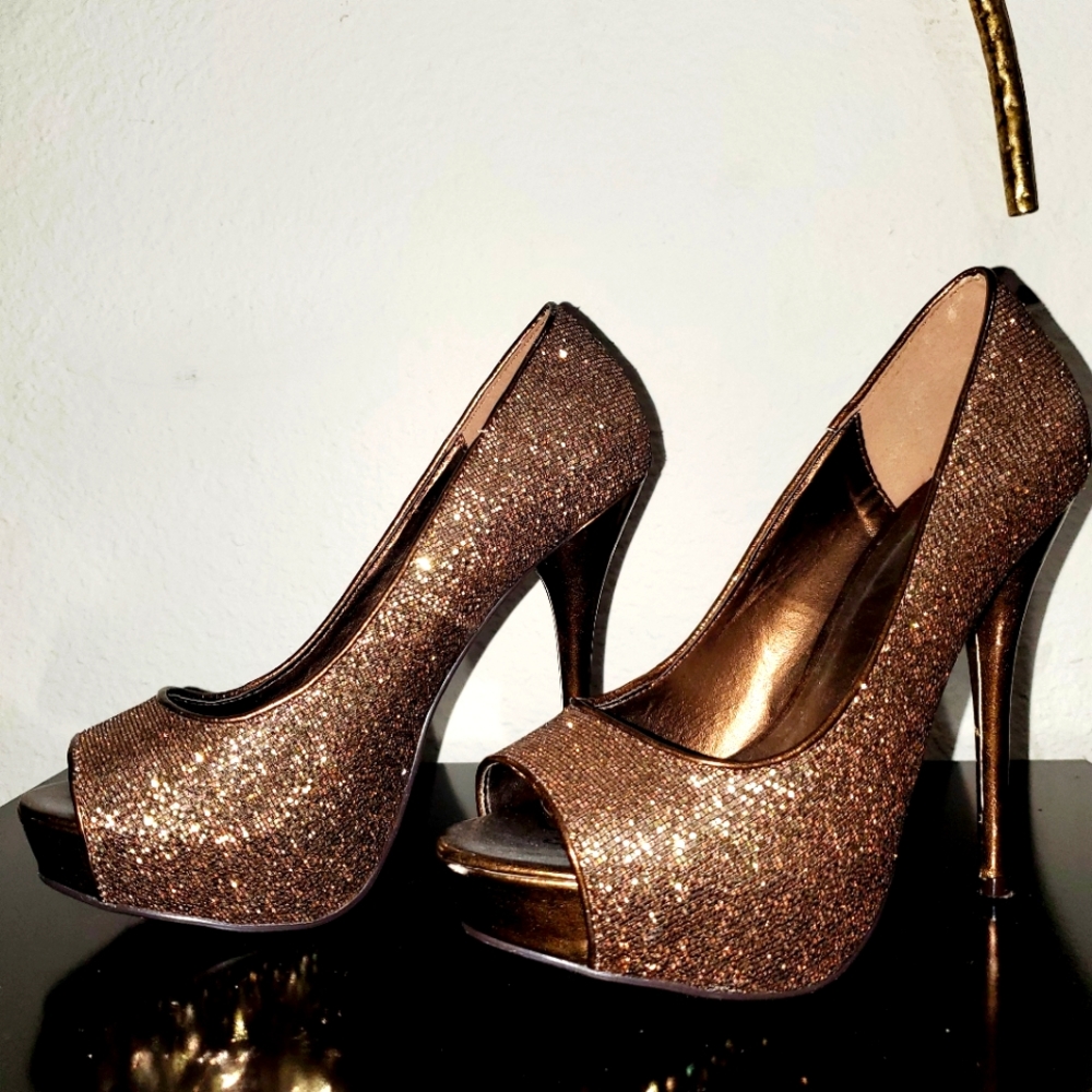 🥳Party Peep-Toe Heels
